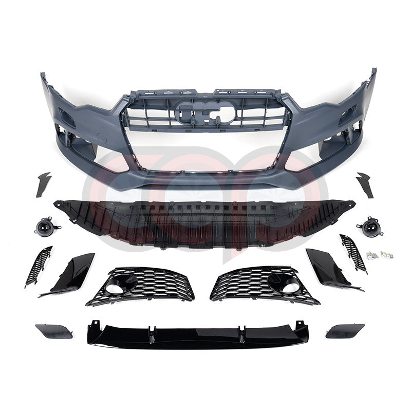 2012-2015 C7 Audi A6/S6 CAP Front Bumper | C7 RS RS6 Bumper - V2