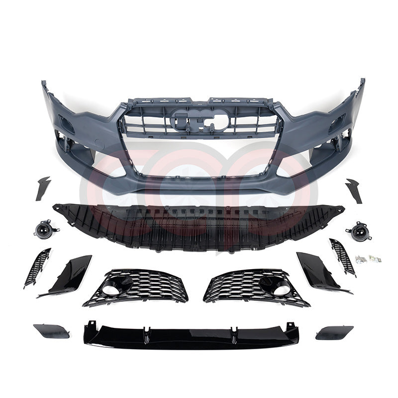 2012-2015 C7 Audi A6/S6 CAP Front Bumper | C7 RS RS6 Bumper - V2