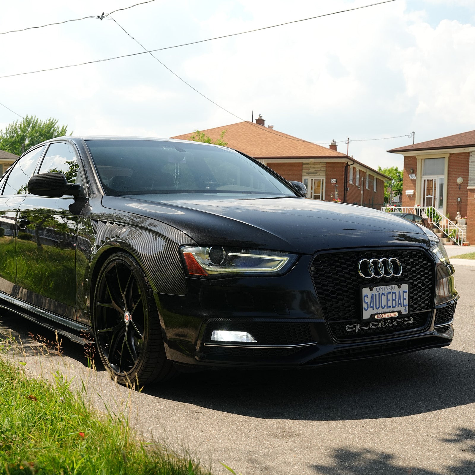 2013-2016 B8.5 AUDI A4 S-Line/S4 CAP Dry Carbon Fiber Fenders