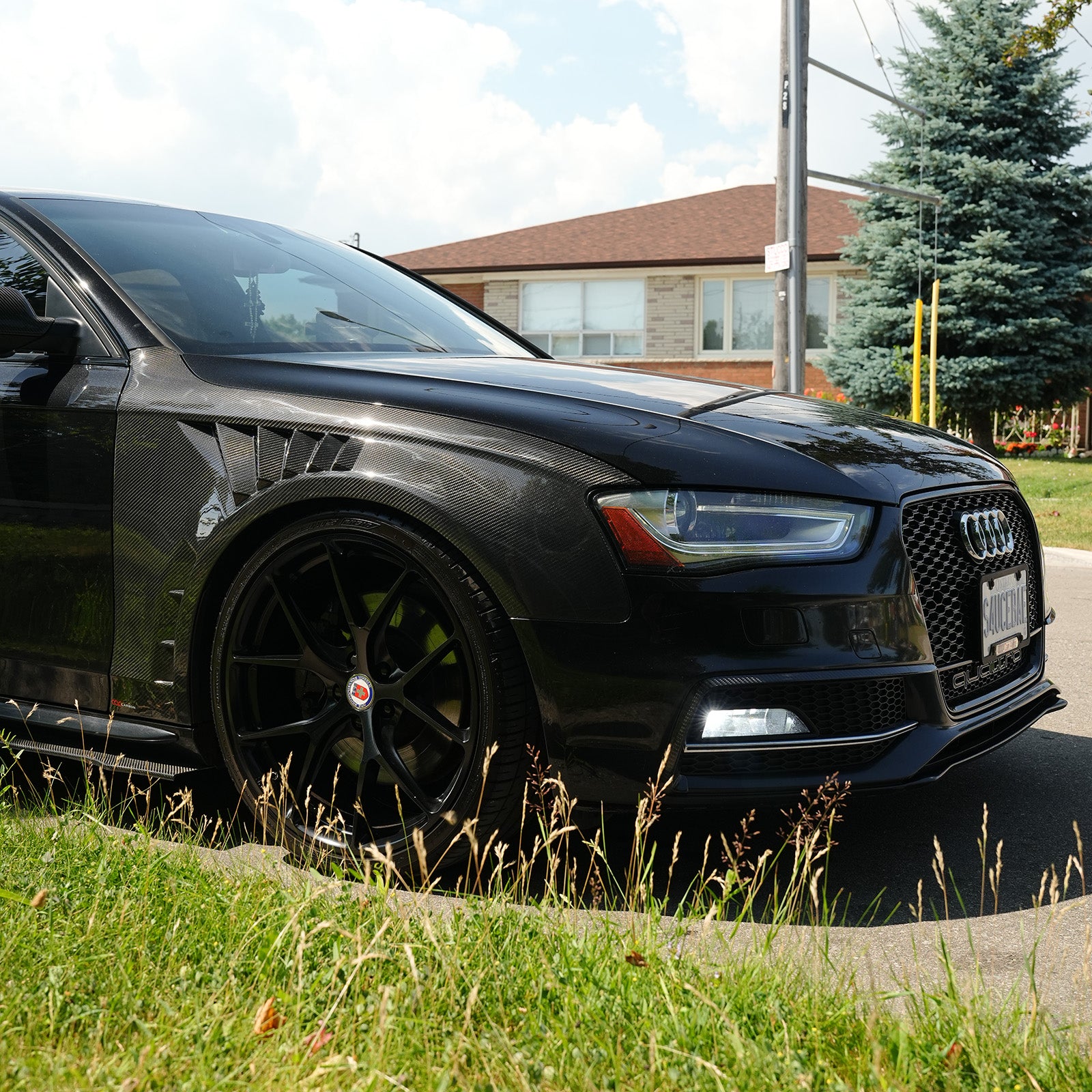 2013-2016 B8.5 AUDI A4 S-Line/S4 CAP Dry Carbon Fiber Fenders