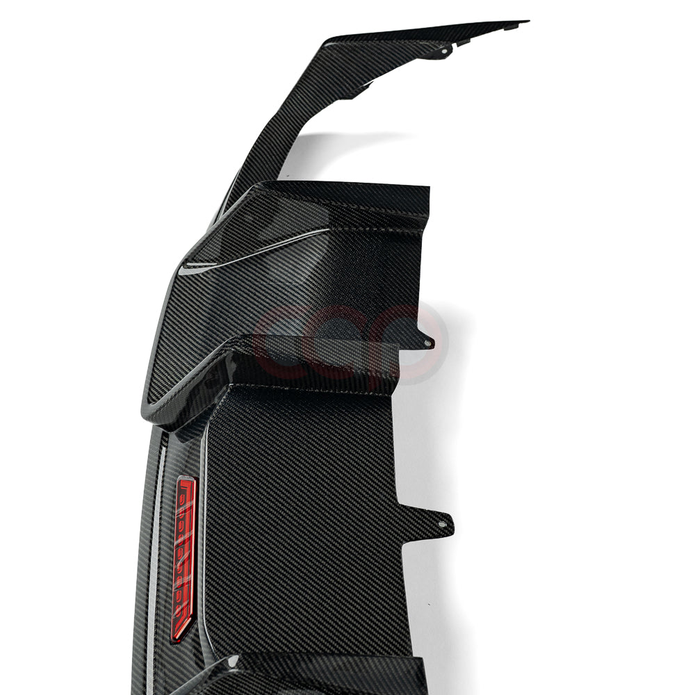 2013-2016 B8.5 Audi A4/S4 - CAP Carbon Fiber Rear Diffuser With LED Brake Light - V1