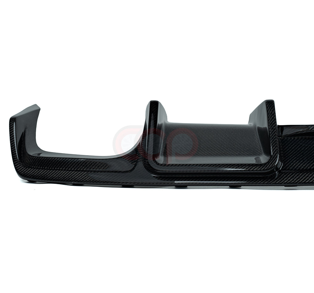 2013-2016 B8.5 Audi A4/S4 - CAP Carbon Fiber Rear Diffuser With LED Brake Light - V1