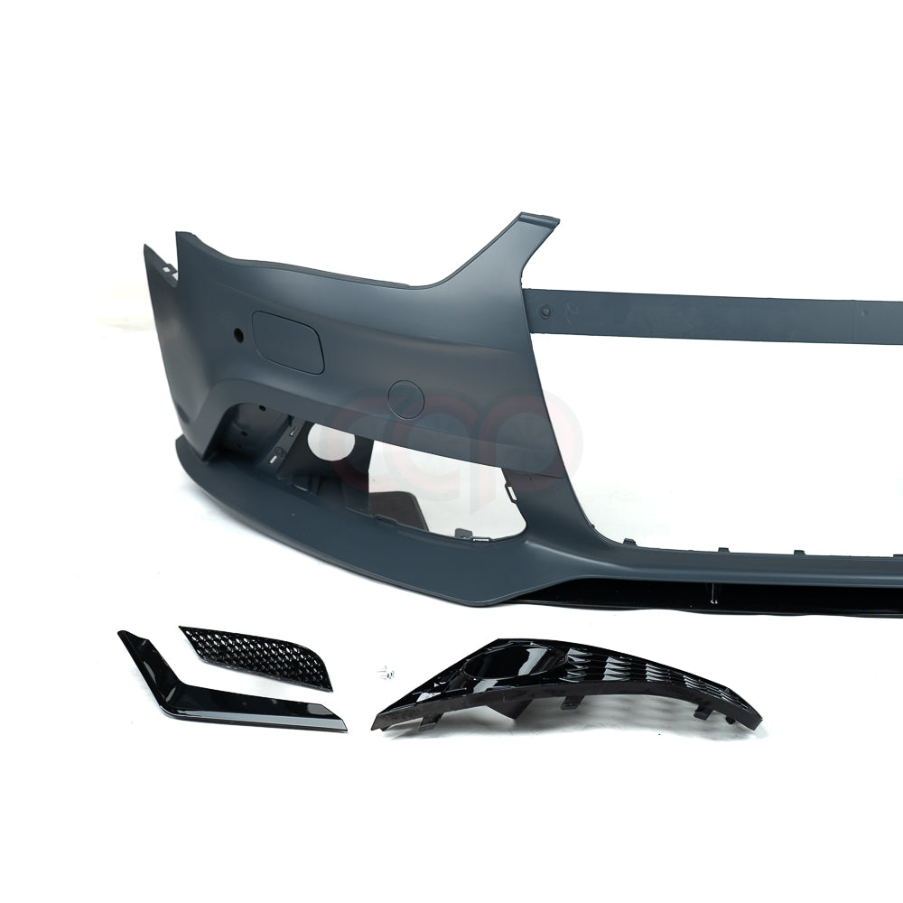 2013-2016 B8.5 Audi A4/S4 CAP Front Bumper | RS4 Bumper with Fog Lights - V3