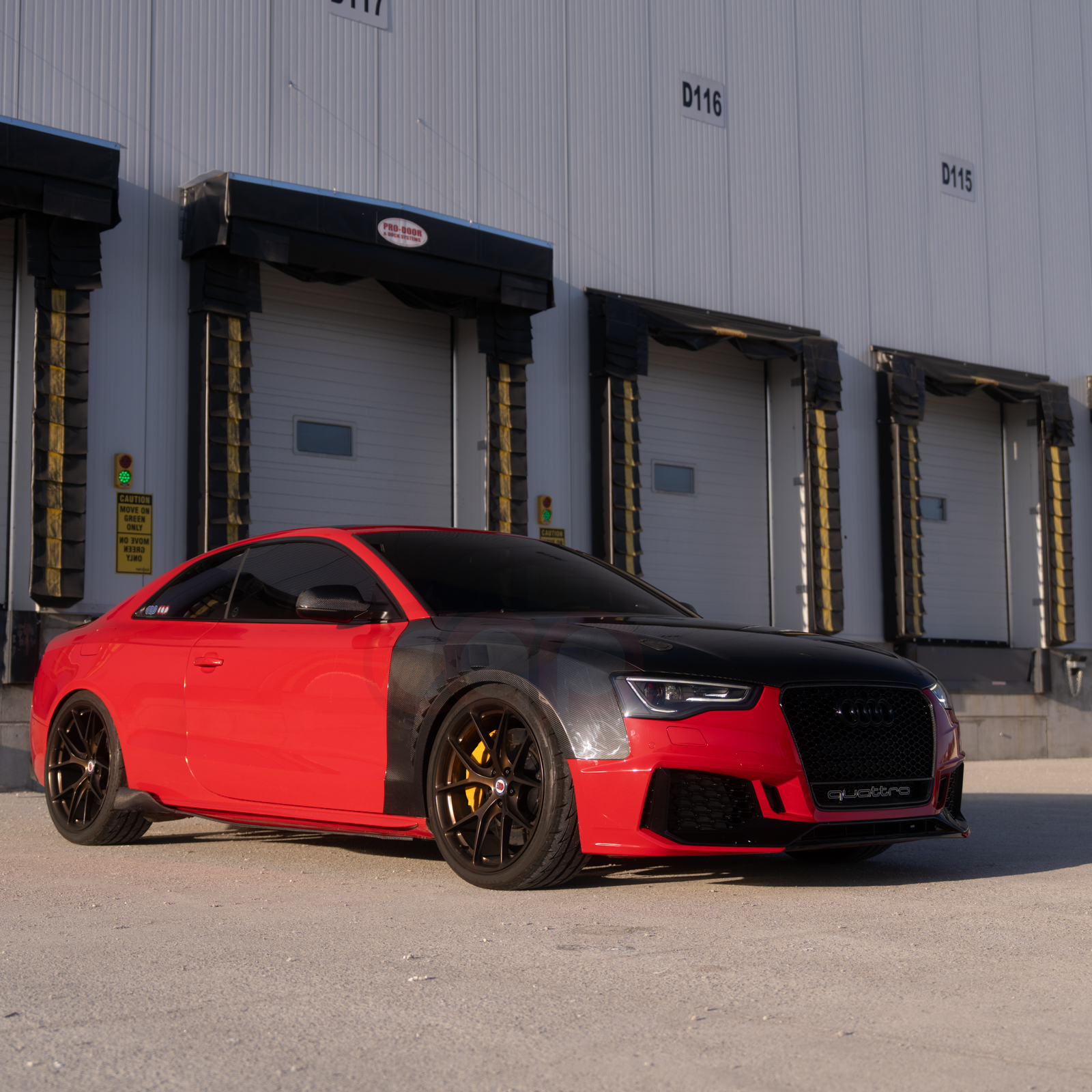2013-2017 B8.5 AUDI A5/S5 CAP Dry Carbon Fiber Fenders