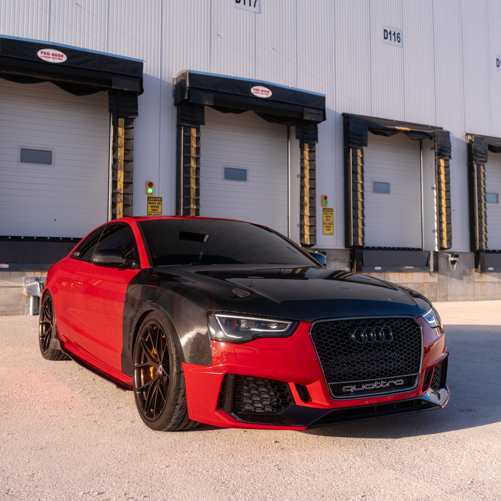 2013-2017 B8.5 AUDI A5/S5 CAP Dry Carbon Fiber Fenders