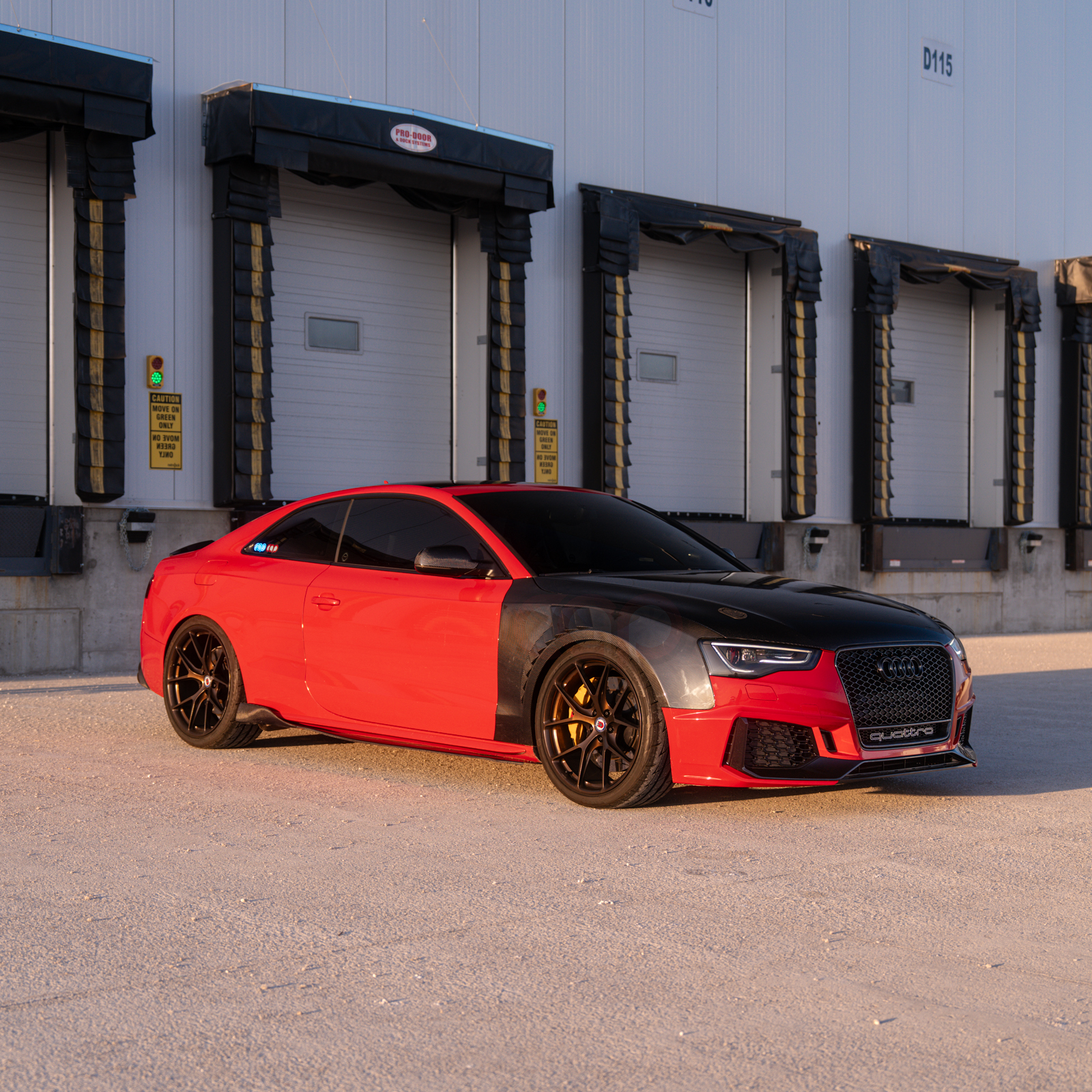 2013-2017 B8.5 AUDI A5/S5 CAP Dry Carbon Fiber Fenders