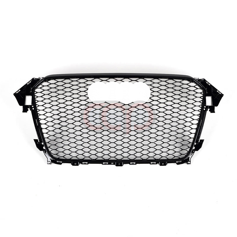 2013-2016 Audi RS4 Honeycomb Grille | B8.5 Audi A4/S4 Black Frame Black Mesh