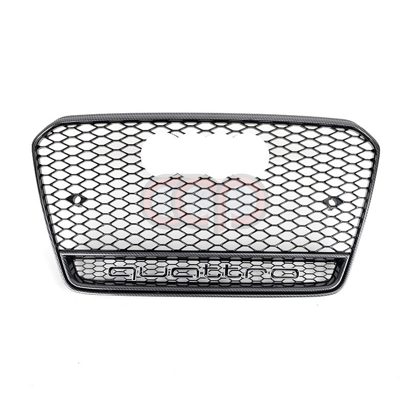 2013-2017 Audi RS5 Honeycomb Grille Quattro | B8.5 Audi A5/S5/RS5 Carbon Frame Black Mesh Carbon Lower Frame