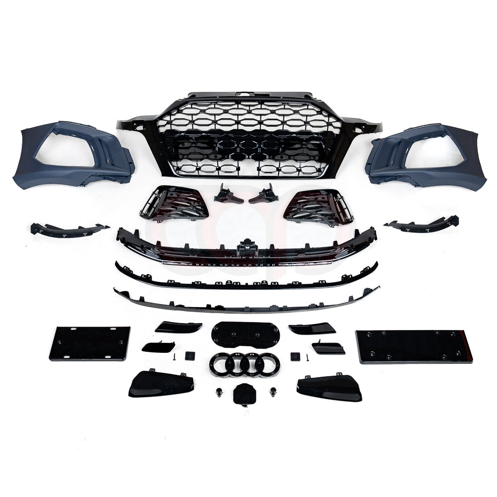 2014-2016 8V Audi A3/S3 CAP Front Bumper | 2024 8Y Style Audi RS3 Bumper - V2