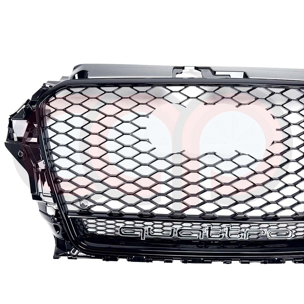 2014-2016 Audi RS3 Honeycomb Grille - Quattro | 8V Audi A3/S3