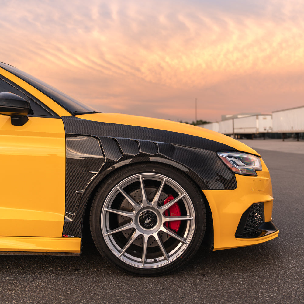 2015-2020 8V/8V.5 Audi A3/S3 - CAP Dry Carbon Fenders (Pair)