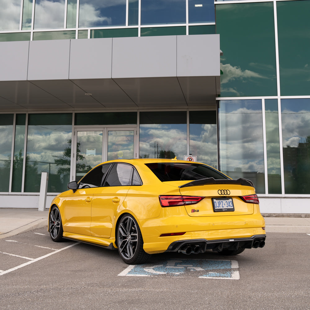 2015-2020 8V & 8V.5 Audi A3/S3/RS3 - Dry Carbon Fiber Spoiler - V3