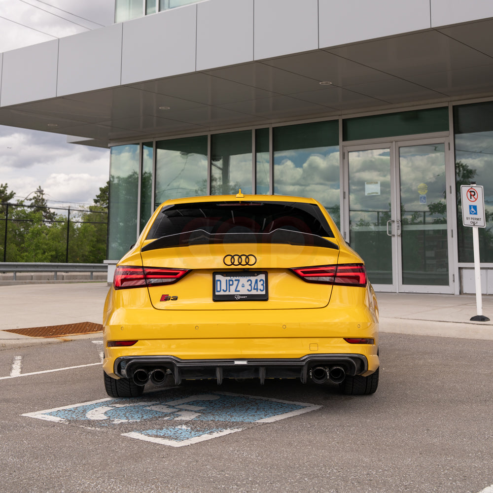 2015-2020 8V & 8V.5 Audi A3/S3/RS3 - Dry Carbon Fiber Spoiler - V3