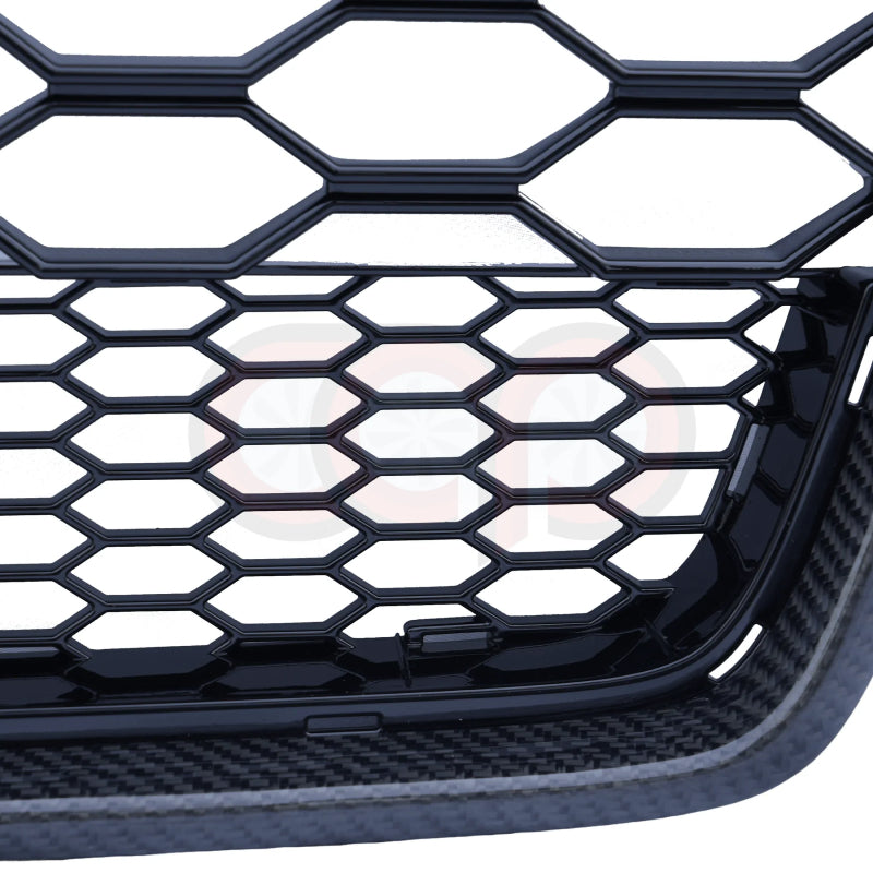 Audi RS7 2018 - 2016 Honeycomb Grille with Quattro in Lower Mesh