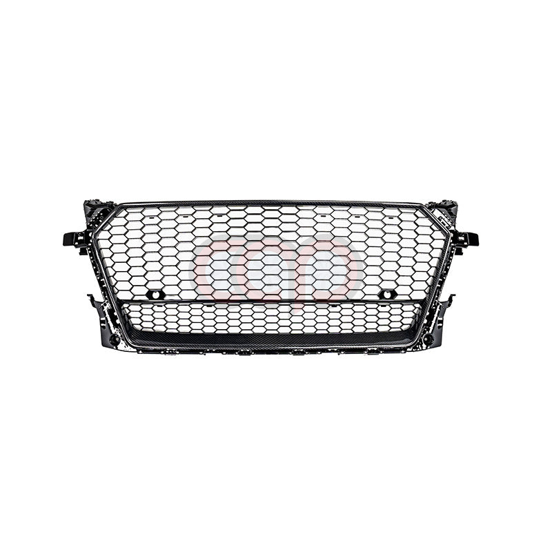 2016-2024 Audi TTRS Honeycomb Carbon Fiber Grille Lower Frame Quattro
