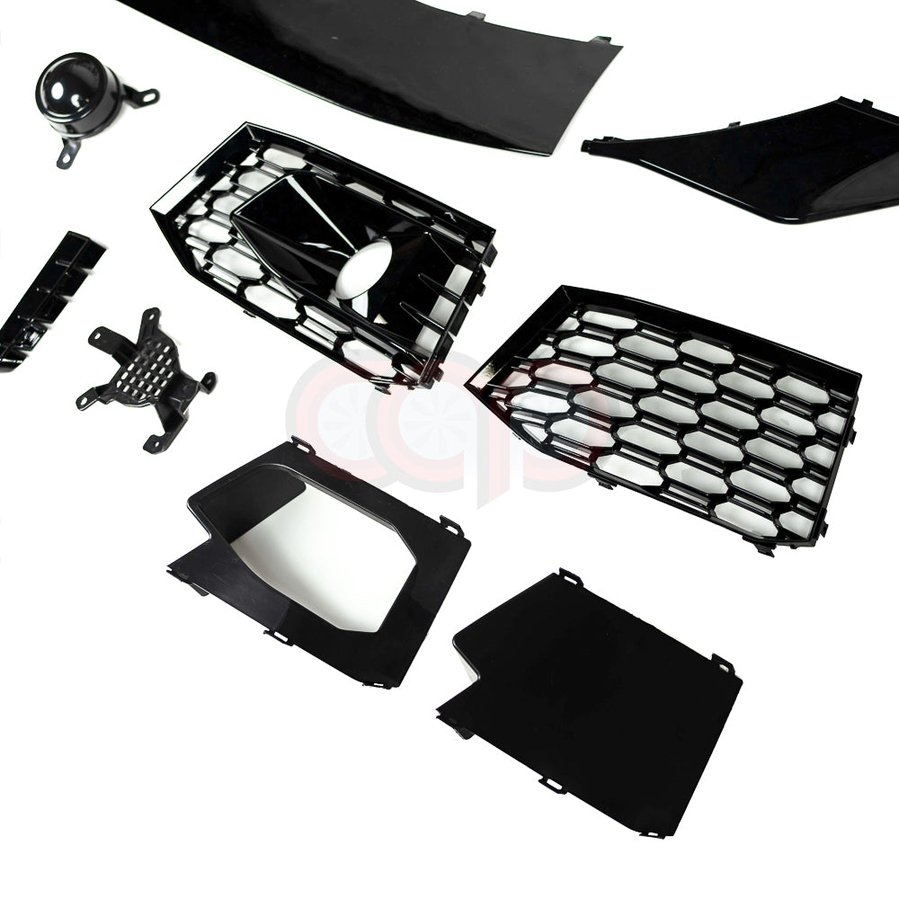 2017-2019 B9 Audi A4/S4 CAP Front Bumper | B9 RS4 Bumper - V1