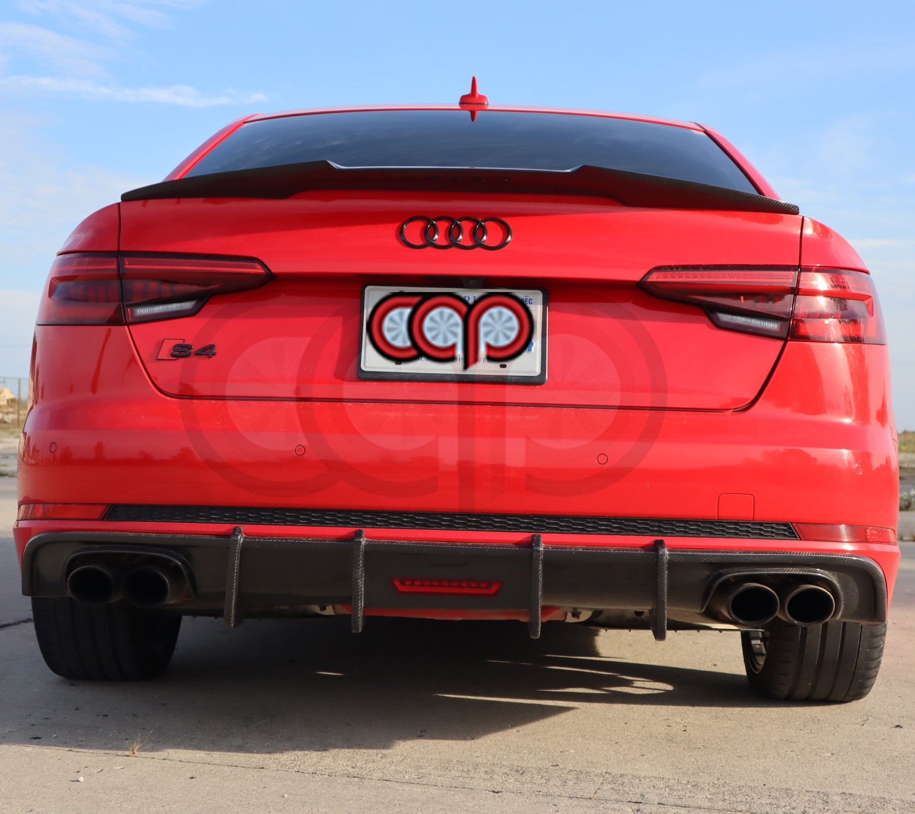 2017-2019 B9 Audi A4/S4 - CAP Carbon Fiber Diffuser - V1