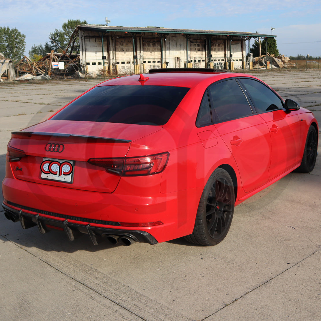 2017-2019 B9 Audi A4/S4 - CAP Carbon Fiber Diffuser - V1