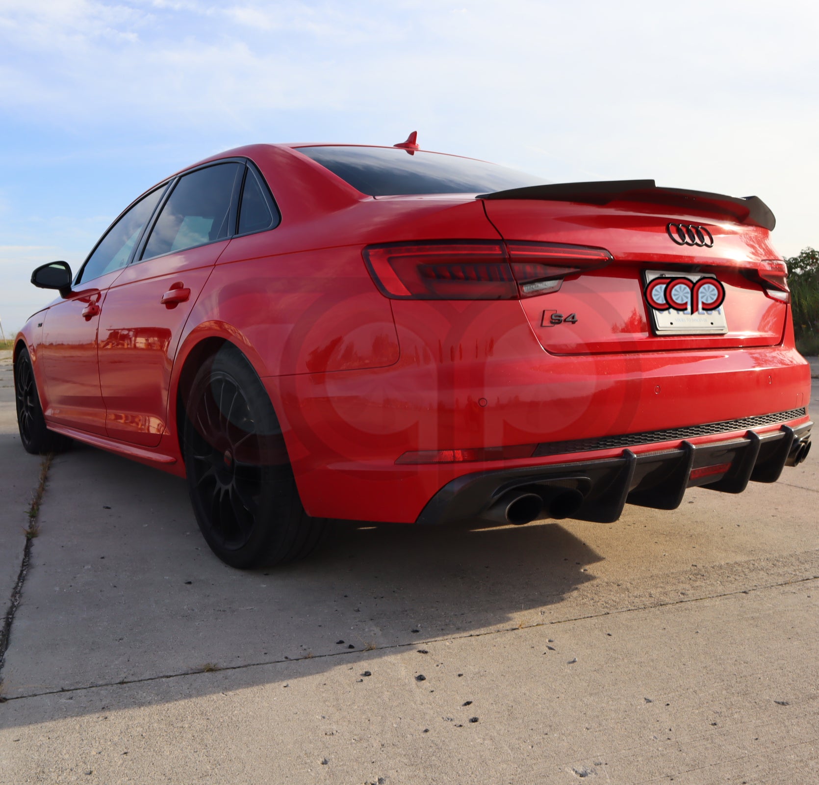 2017-2019 B9 Audi A4/S4 - CAP Carbon Fiber Diffuser - V1