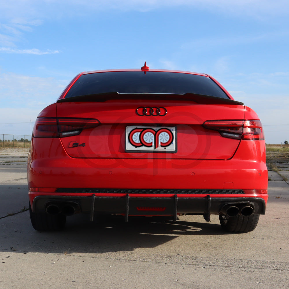 2017-2019 B9 Audi A4/S4 - CAP Carbon Fiber Diffuser - V1