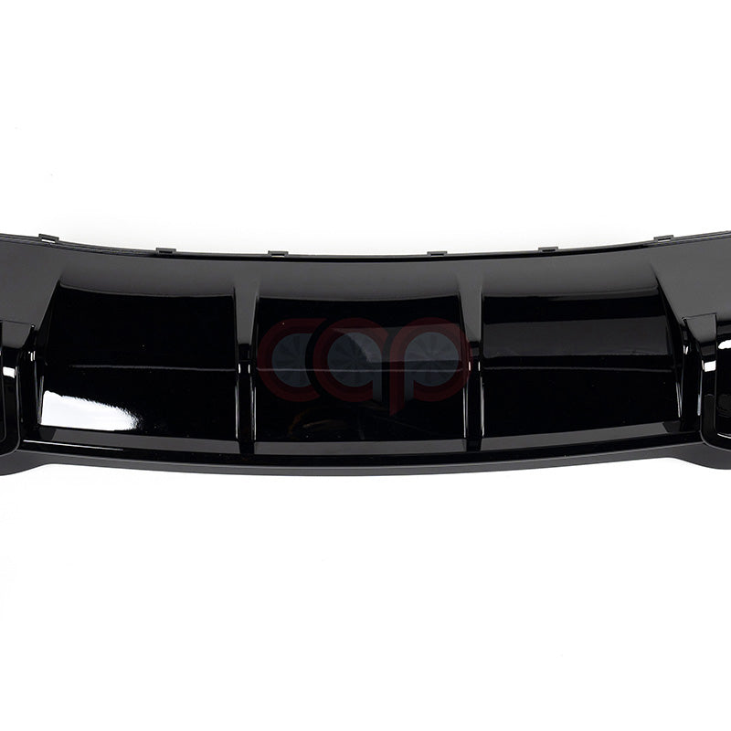 2017-2020 8V.5 Audi A3 S-Line/S3 - CAP Gloss Black RS Style Rear Diffuser with Exhaust Tips