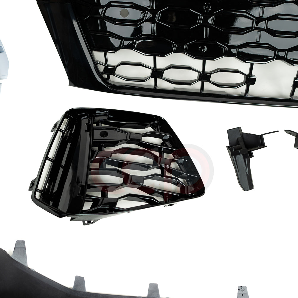 2017-2020 8V.5 Audi A3/S3 CAP Front Bumper | 2024 8Y Style Audi RS3 Bumper - V2