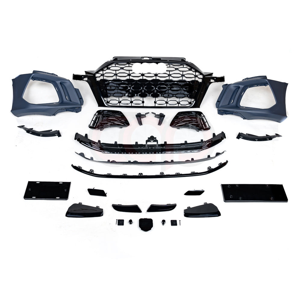 2017-2020 8V.5 Audi A3/S3 CAP Front Bumper | 2024 8Y Style Audi RS3 Bumper - V2