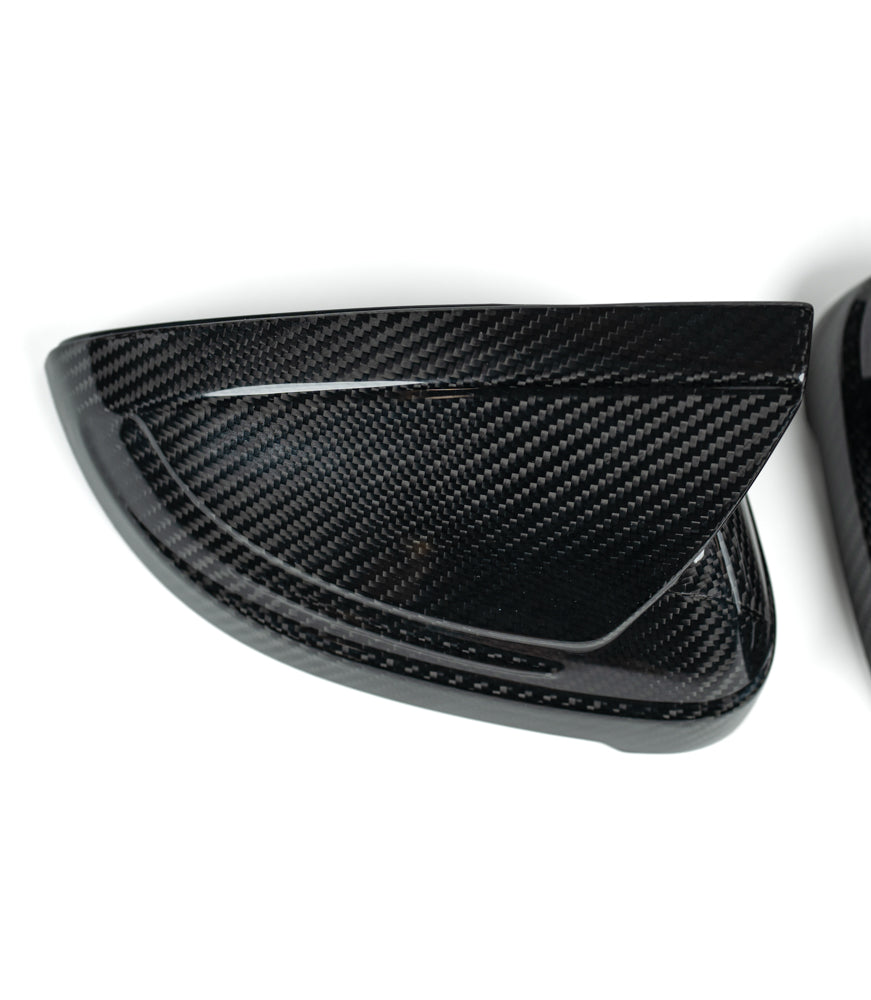 2017-2025 B9/B9.5 Audi A4, S4, A5, S5, RS5 - CAP Dry Carbon Fiber Mirror Covers (Pair) - V3