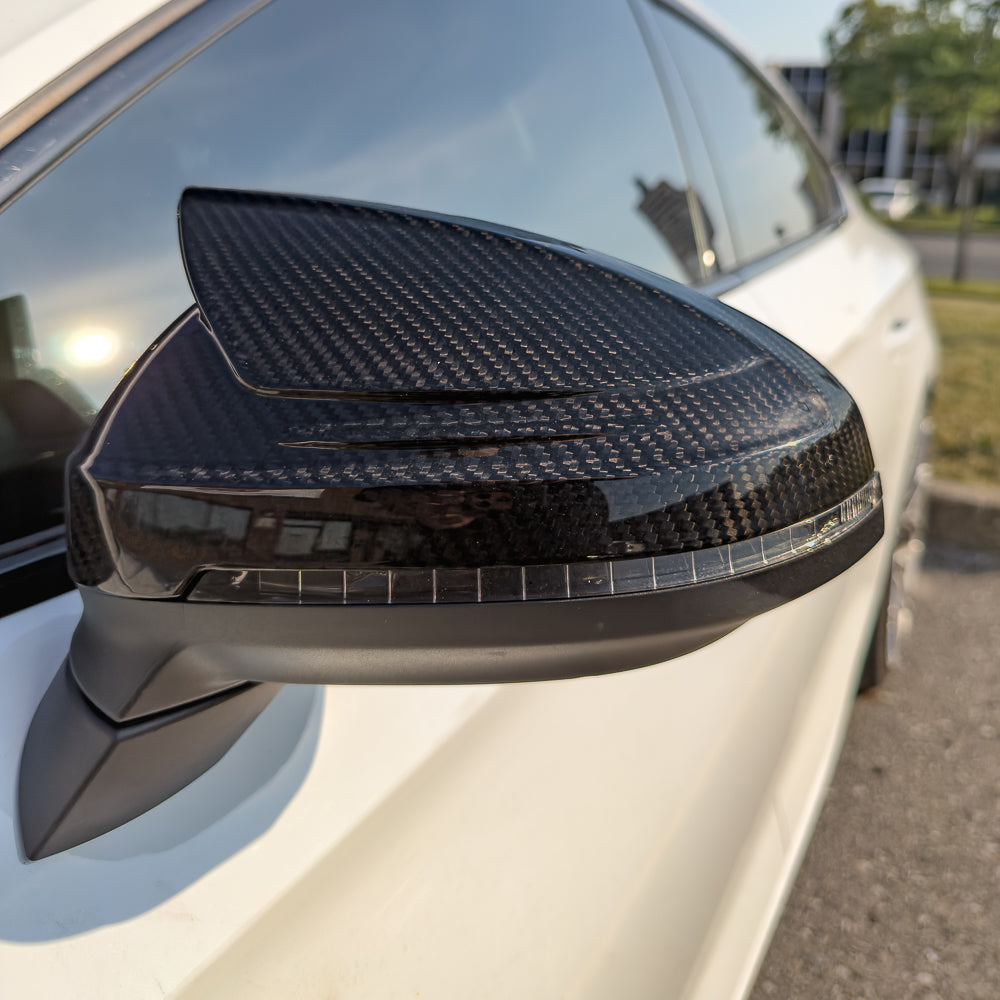 2017-2025 B9/B9.5 Audi A4, S4, A5, S5, RS5 - CAP Dry Carbon Fiber Mirror Covers (Pair) - V3