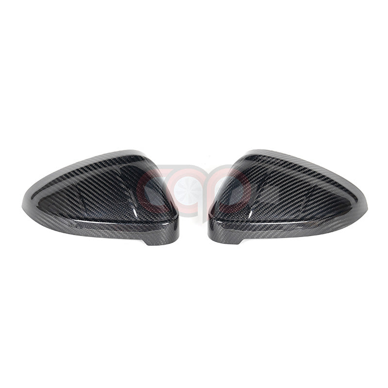 2017-2025 B9/B9.5 Audi A4, S4, A5, S5, RS5 - CAP Pre Preg Carbon Fiber Mirror Covers (Pair) - V2