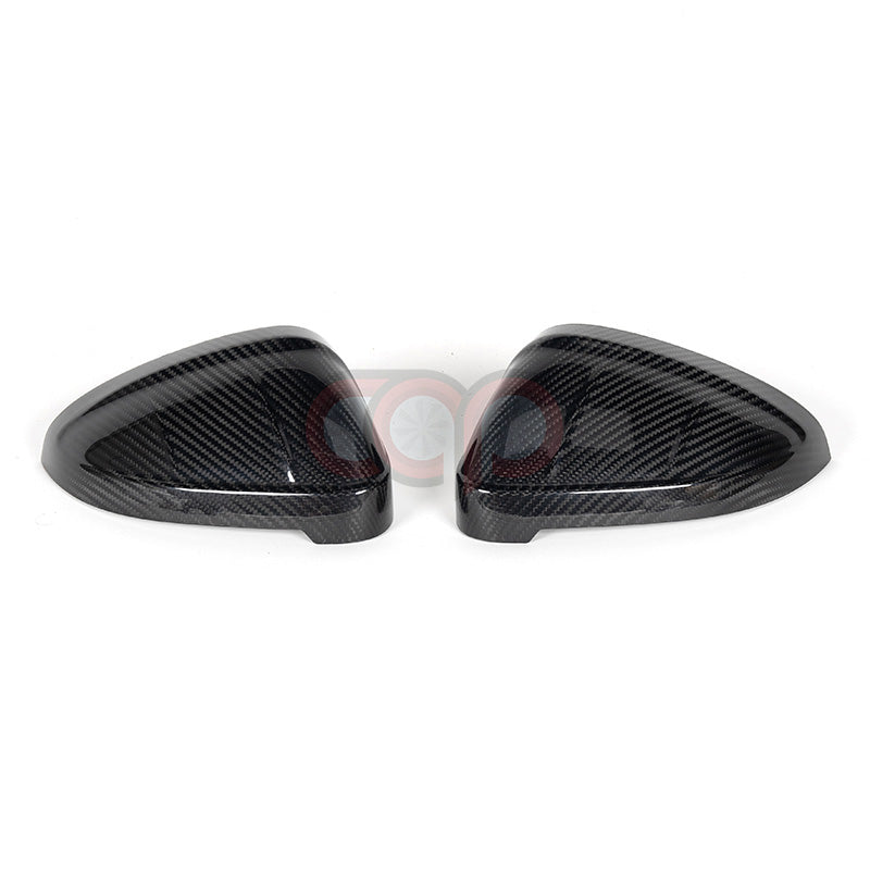 2017-2025 B9/B9.5 Audi A4, S4, A5, S5, RS5 - CAP Pre Preg Carbon Fiber Mirror Covers (Pair) - V2