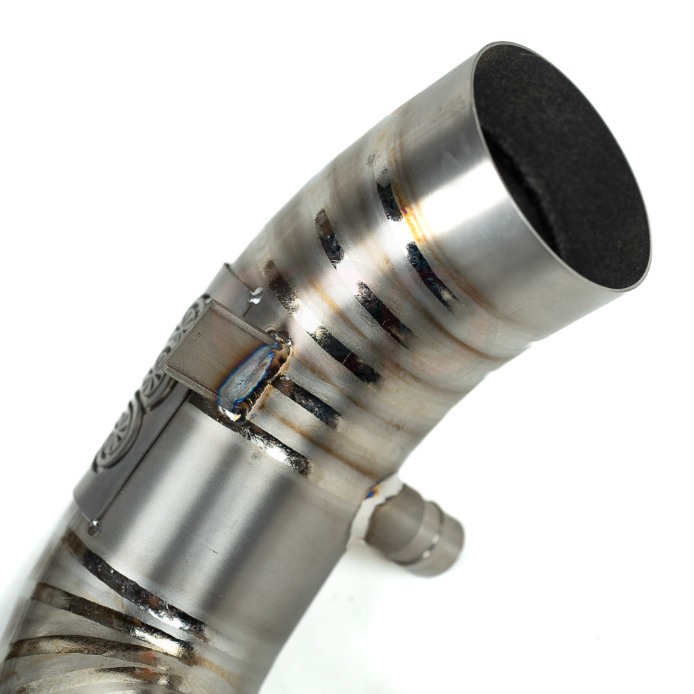 2017-2025 CAP 3.0" Titanium/Aluminum 3.0T Turbo Inlet V2 | Audi B9/B9.5 S4, S5, SQ5