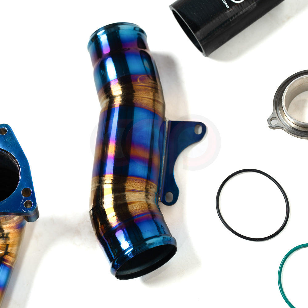 2017-2025 CAP 3.0" Titanium/Aluminum 3.0T Turbo Inlet V2 | Audi B9/B9.5 S4, S5, SQ5