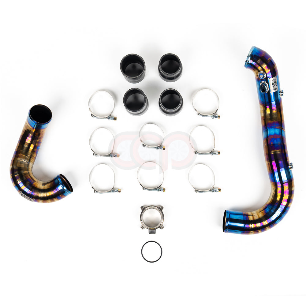 2017-2025 CAP 3.0T Titanium Charge Pipes Kit | Audi B9/ B9.5 S4, S5, SQ5 Phoenix Titanium