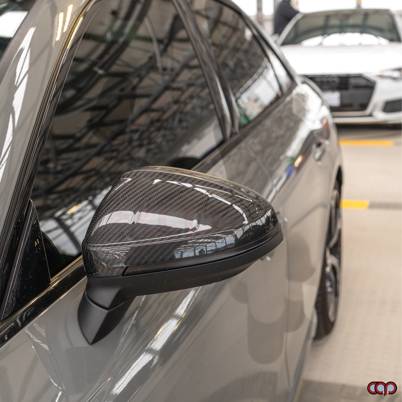 2017-2025 B9/B9.5 Audi A4, S4, A5, S5, RS5 - CAP Dry Carbon Fiber Mirror Covers (Pair) - V2