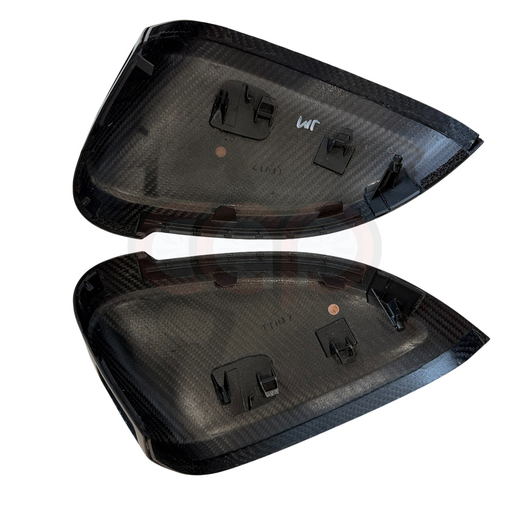 2017-2025 B9/B9.5 Audi A4, S4, A5, S5, RS5 - CAP Matte Dry Carbon Fiber Mirror Covers (Pair)