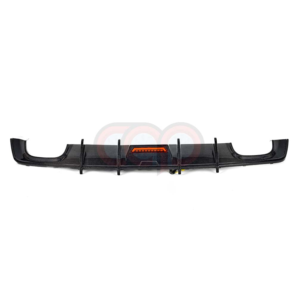 2018-2019 B9 Audi A5/S5 - CAP Carbon Fiber Diffuser with LED - V1