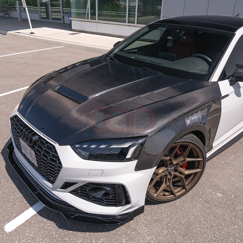 2018-2024 B9/B9.5 AUDI A5/S5 CAP Dry Carbon Fiber Fenders (Pair)