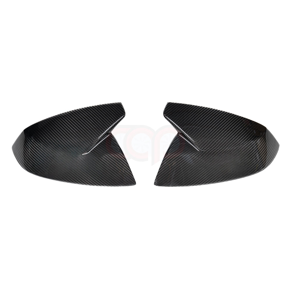 2018-2025 B9 & B9.5 AUDI Q5/SQ5/Q7/SQ7 | CAP Dry Carbon Fiber Stick On Mirror Covers (Pair) - V2