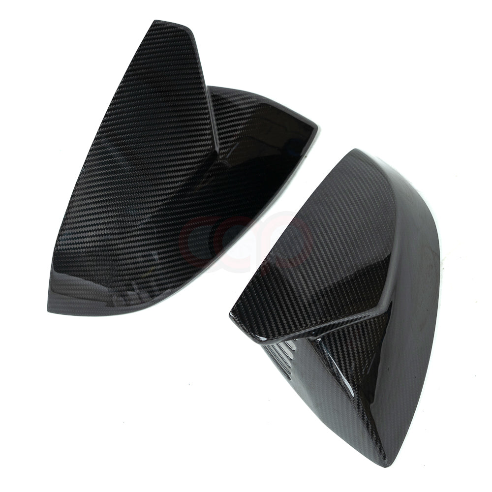 2018-2025 B9 & B9.5 AUDI Q5/SQ5/Q7/SQ7 | CAP Dry Carbon Fiber Stick On Mirror Covers (Pair) - V2