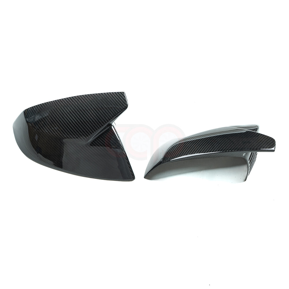 2018-2025 B9 & B9.5 AUDI Q5/SQ5/Q7/SQ7 | CAP Dry Carbon Fiber Stick On Mirror Covers (Pair) - V2