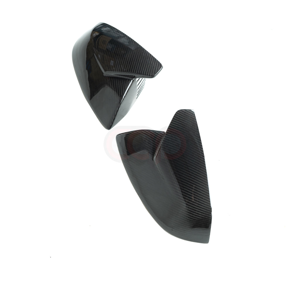 2018-2025 B9 & B9.5 AUDI Q5/SQ5/Q7/SQ7 | CAP Dry Carbon Fiber Stick On Mirror Covers (Pair) - V2