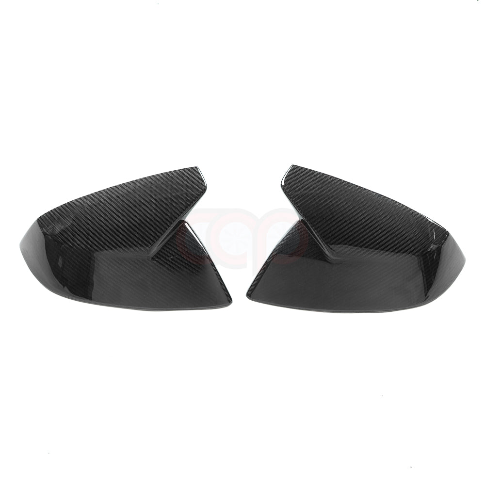 2018-2025 B9 & B9.5 AUDI Q5/SQ5/Q7/SQ7 | CAP Dry Carbon Fiber Stick On Mirror Covers (Pair) - V2