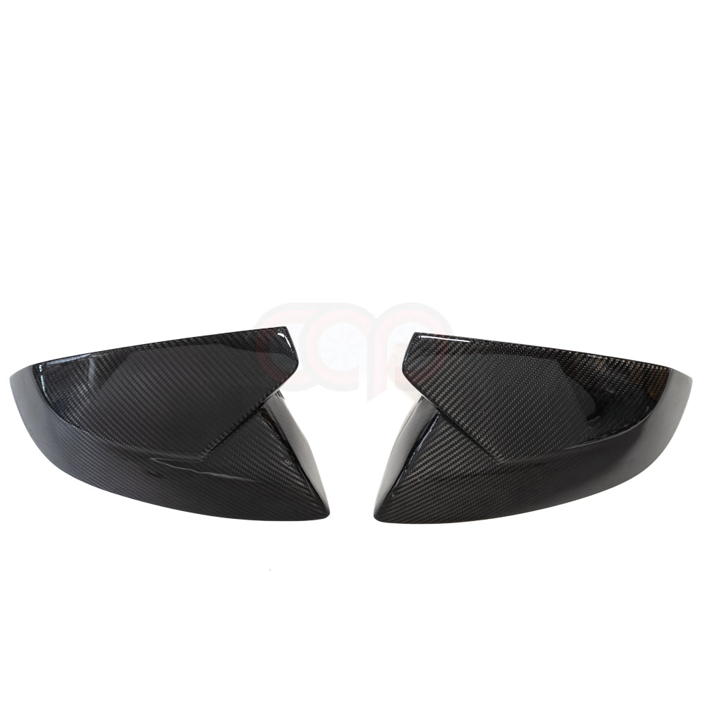 2018-2025 B9 & B9.5 AUDI Q5/SQ5/Q7/SQ7 | CAP Dry Carbon Fiber Stick On Mirror Covers (Pair) - V2