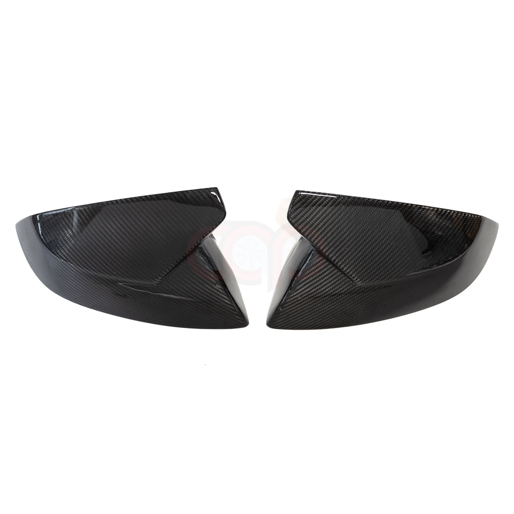 2018-2025 B9 & B9.5 AUDI Q5/SQ5/Q7/SQ7 | CAP Dry Carbon Fiber Stick On Mirror Covers (Pair) - V2
