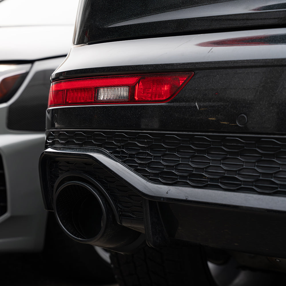 2018-2020 B9/FY Audi Q5 S-Line/SQ5 SUV - CAP Gloss Black RSQ8 Style Rear Diffuser with RS Exhaust Tips