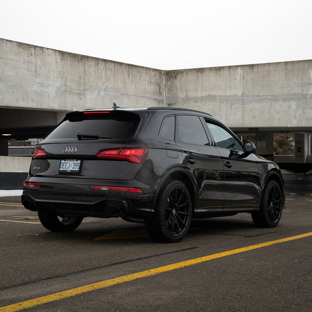 2018-2020 B9/FY Audi Q5 S-Line/SQ5 SUV - CAP Gloss Black RSQ8 Style Rear Diffuser with RS Exhaust Tips
