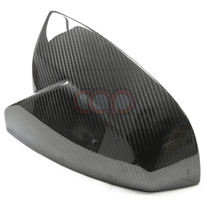 2018-2024 B9 & B9.5 AUDI Q5/SQ5/Q7/SQ7 | CAP Dry Carbon Fiber Stick On Mirror Covers (Pair) - V2