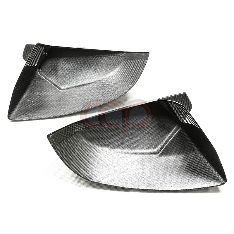 2018-2024 B9 & B9.5 AUDI Q5/SQ5/Q7/SQ7 | CAP Dry Carbon Fiber Stick On Mirror Covers (Pair) - V2