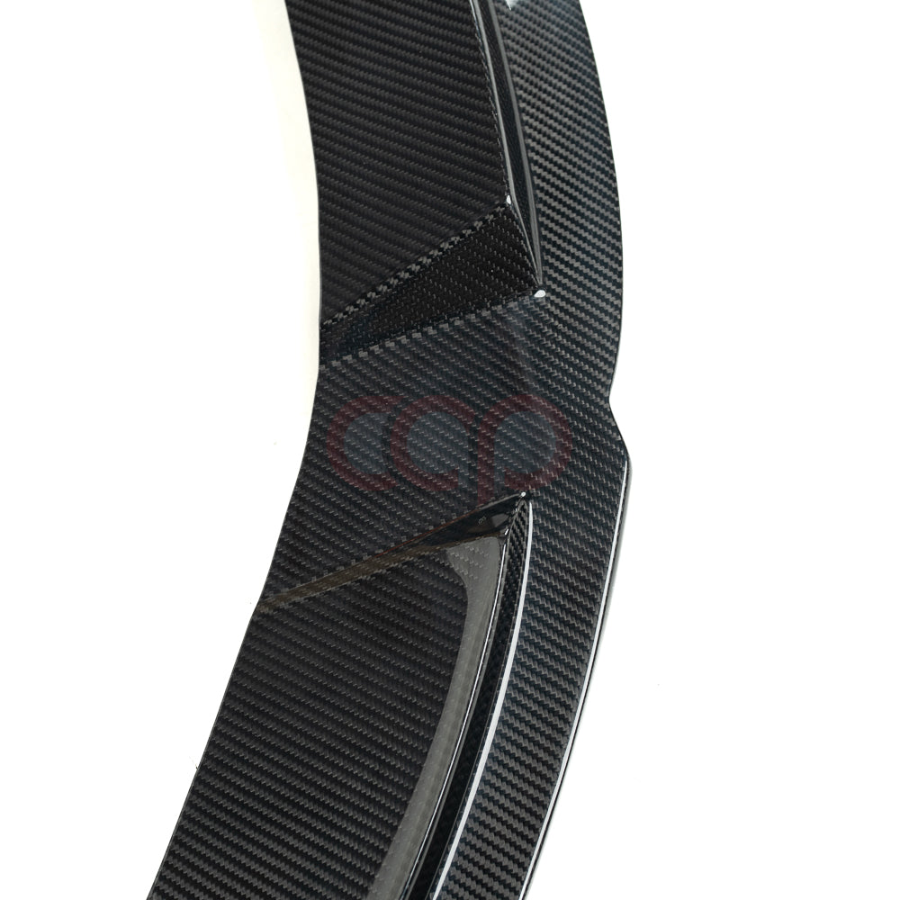 2019-2024 C8 Audi A6 S-Line/S6 - CAP Dry Carbon Fiber Front Lip